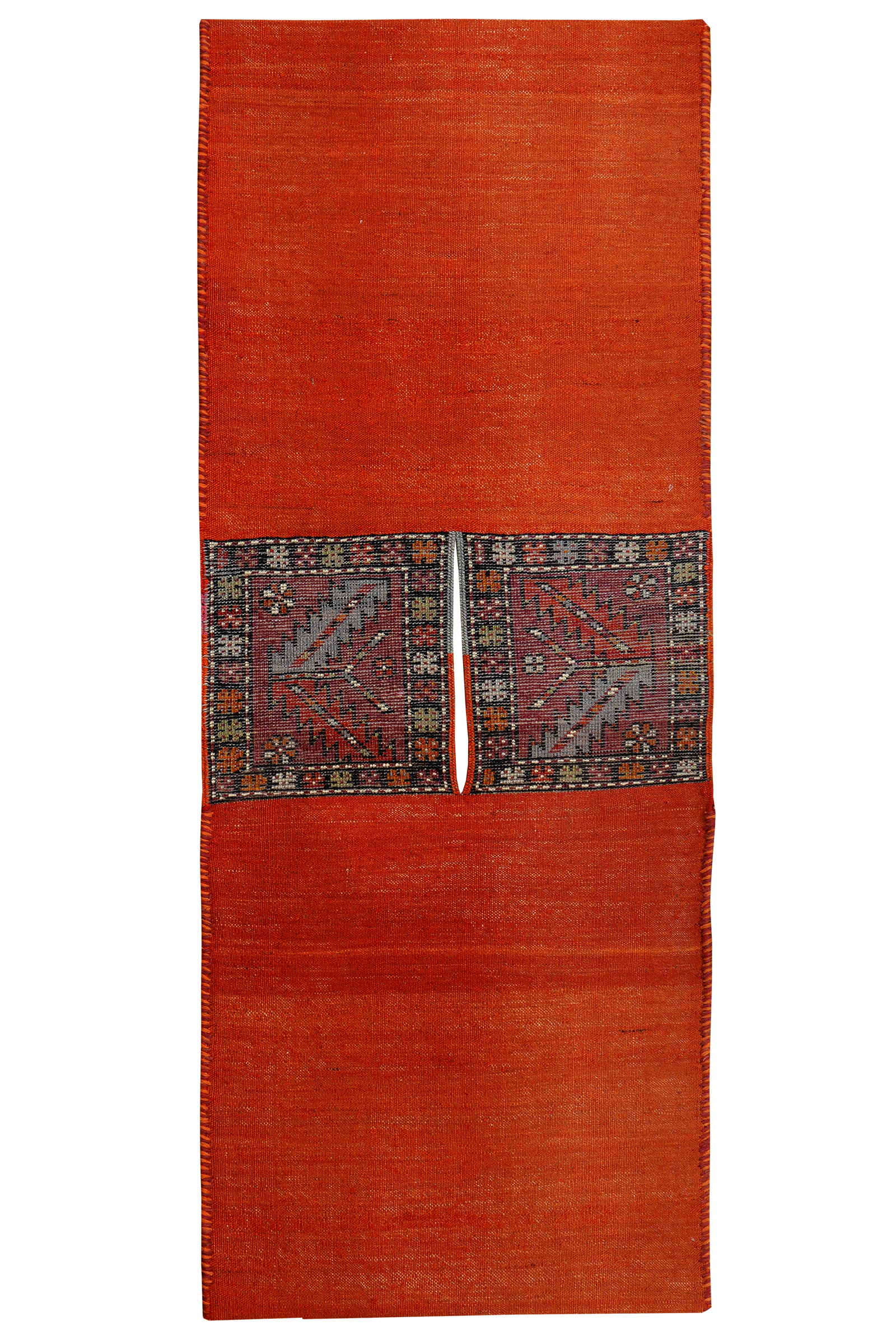 Khorjin — Handgefertigt, 128x53 cm, Beige, 100% Virgin Wool | Detail view