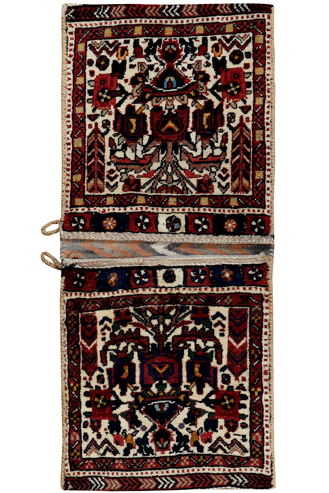 Khorjin — Handmade, 40x87 cm, Beige, 100% Virgin Wool | Main view