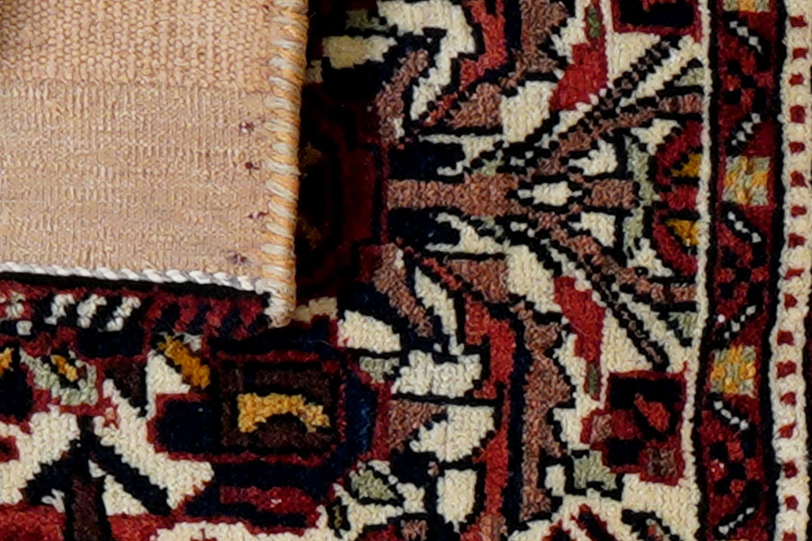 Khorjin — Handgefertigt, 87x40 cm, Rot, 100% Virgin Wool | View 7