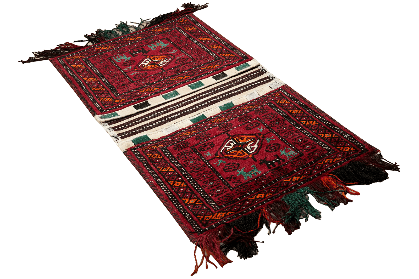 Khorjin — Handmade, 49x95 cm, Red, 100% Virgin Wool | View 5