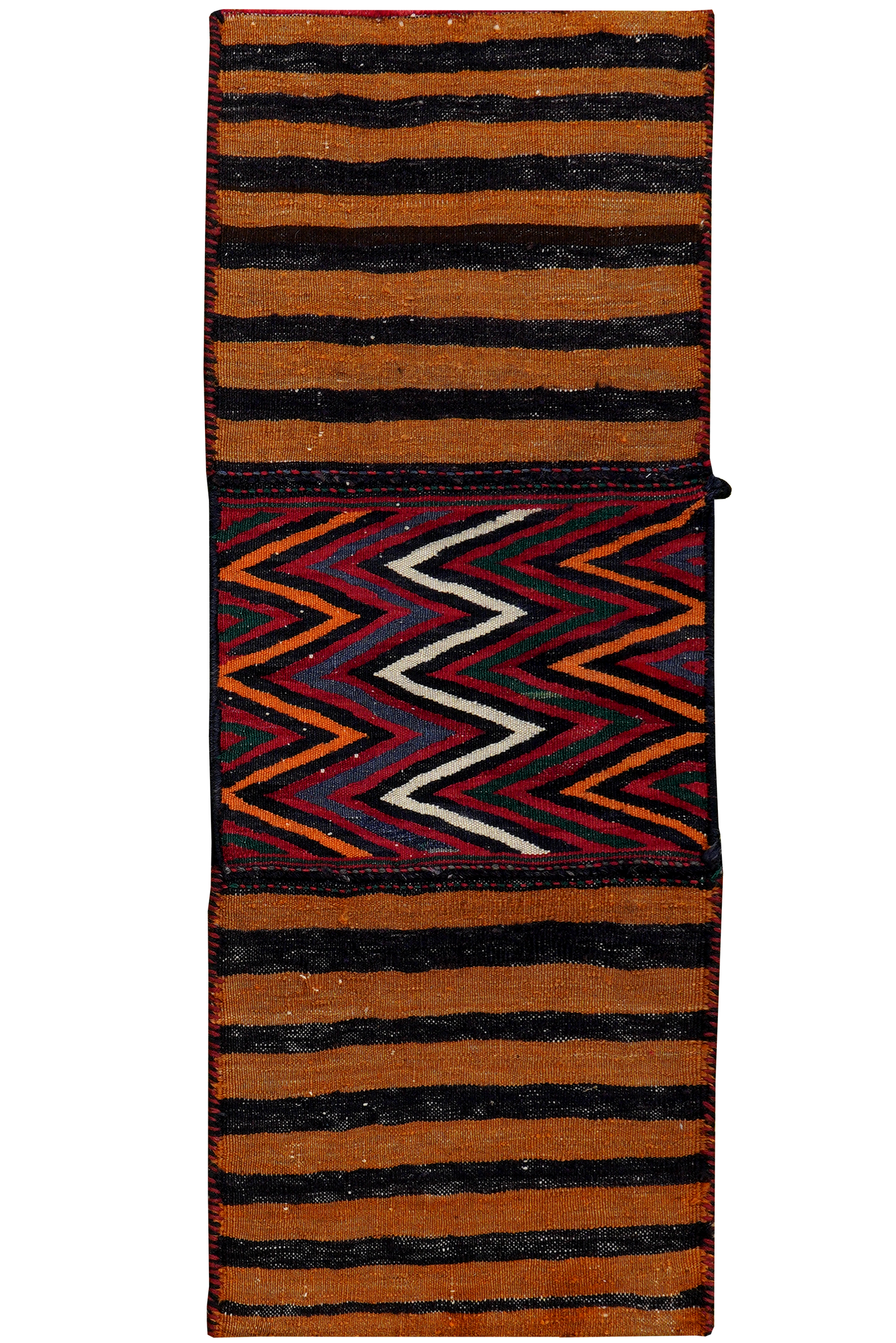 Khorjin — Handgefertigt, 74x40 cm, Rot, 100% Virgin Wool | Detail view