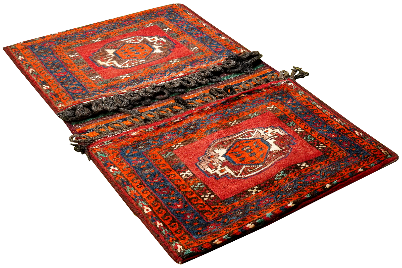 Khorjin — Handgefertigt, 92x49 cm, Blau, 100% Virgin Wool | View 4