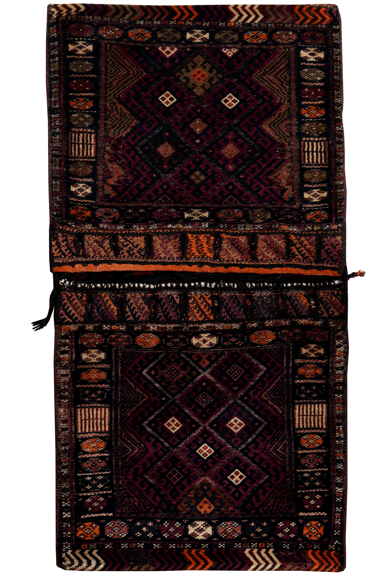 Khorjin — Handmade, 71x115 cm, Red, 100% Virgin Wool | Main view