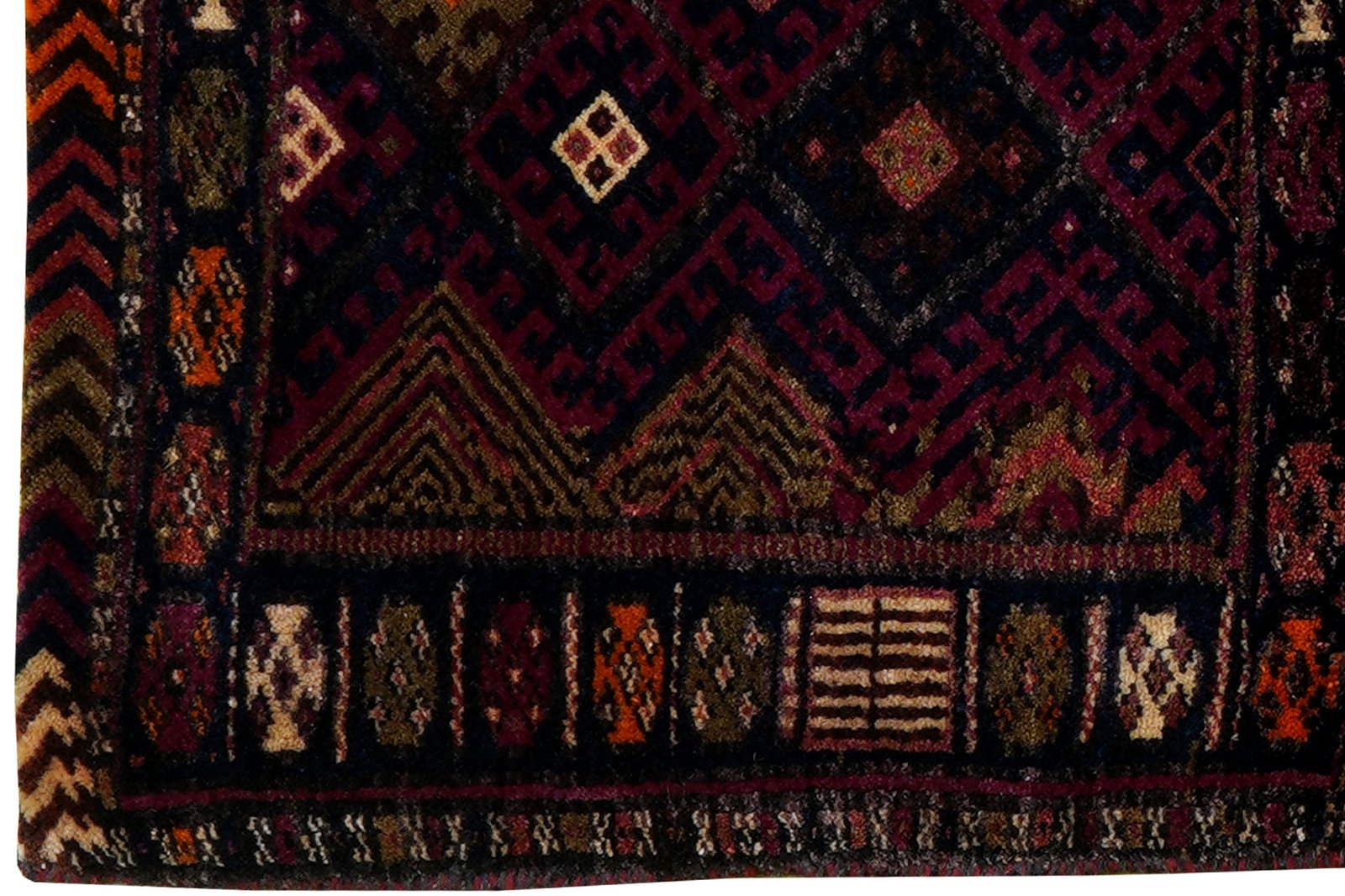 Khorjin — Handmade, 71x115 cm, Red, 100% Virgin Wool | View 4