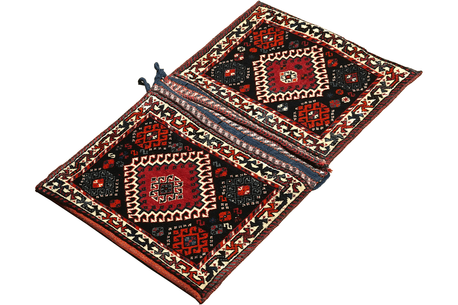 Khorjin — Handmade, 63x111 cm, Blue, 100% Virgin Wool | View 6