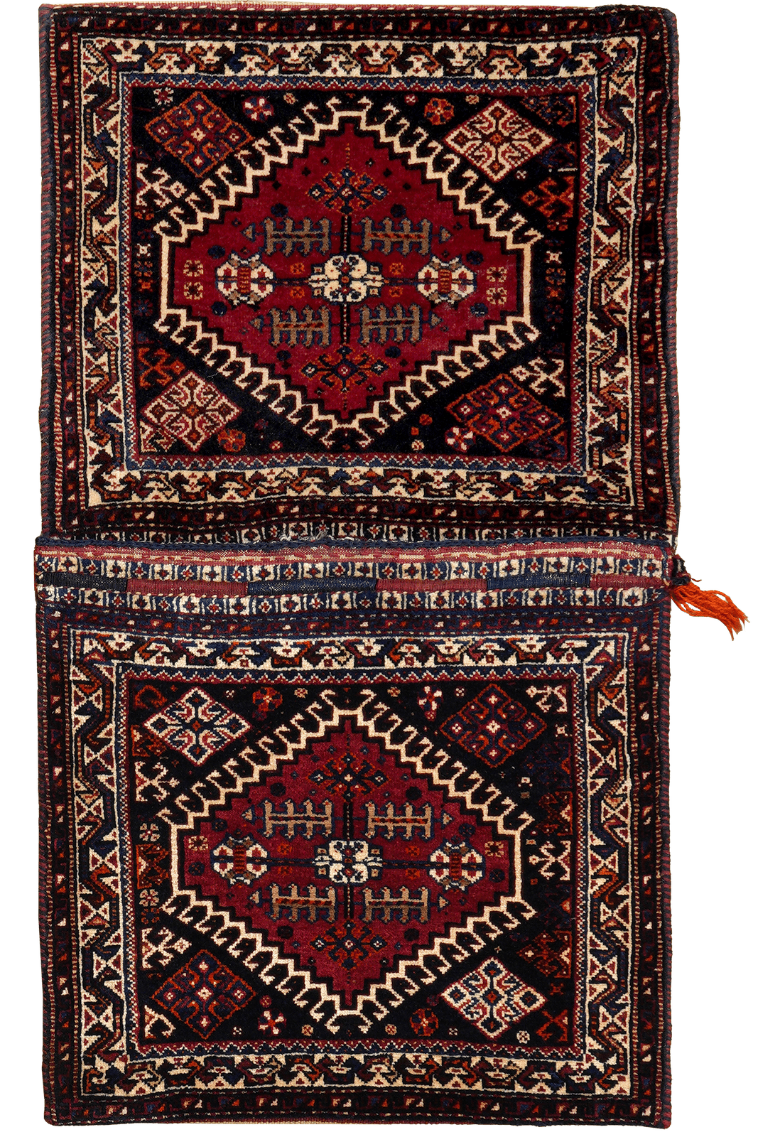 Khorjin — Handmade, 55x94 cm, Blue, 100% Virgin Wool | Main view