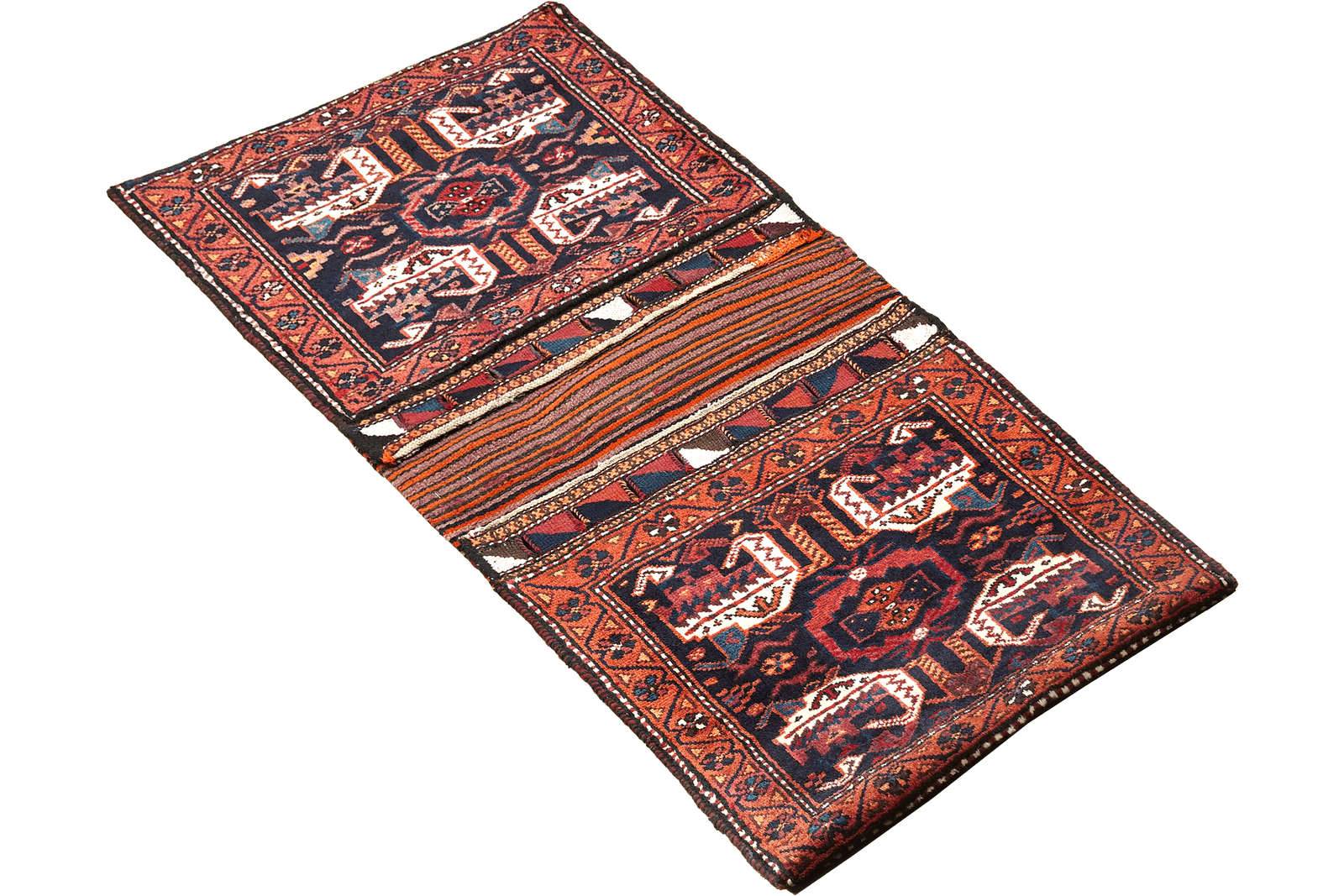 Khorjin — Handmade, 68x115 cm, Blue, 100% Virgin Wool | View 5