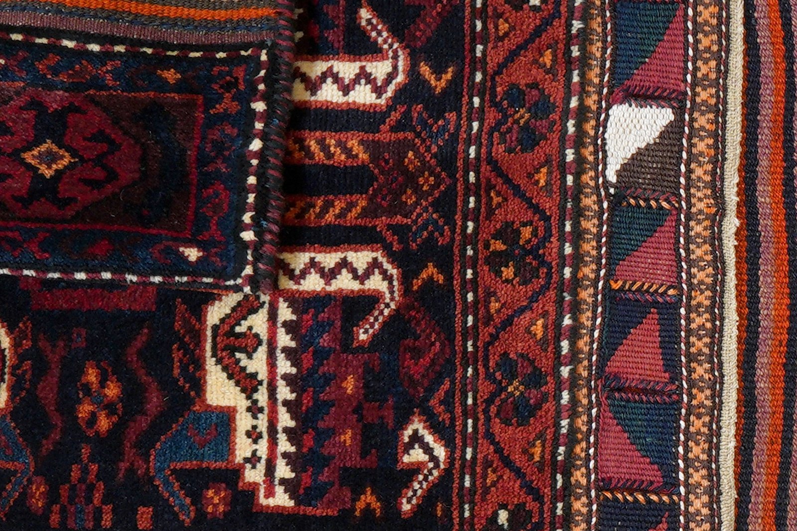 Khorjin — Handmade, 68x115 cm, Blue, 100% Virgin Wool | View 8
