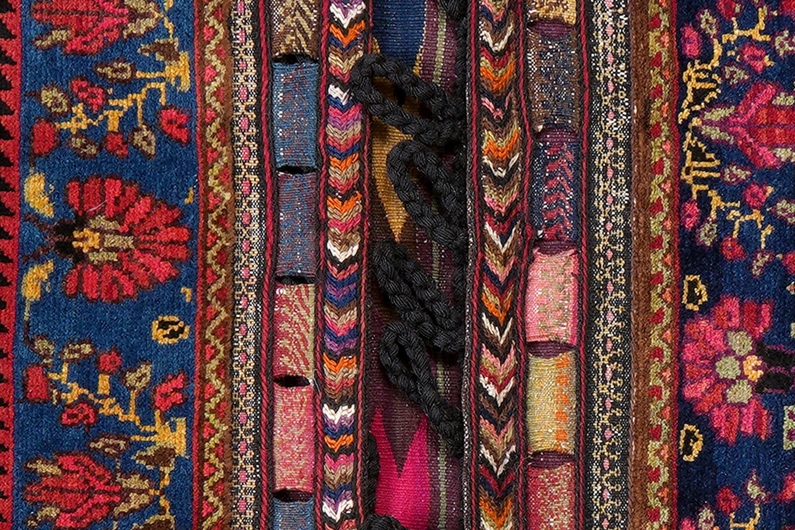 Khorjin — Handgefertigt, 107x78 cm, Blau, 100% Virgin Wool | View 6