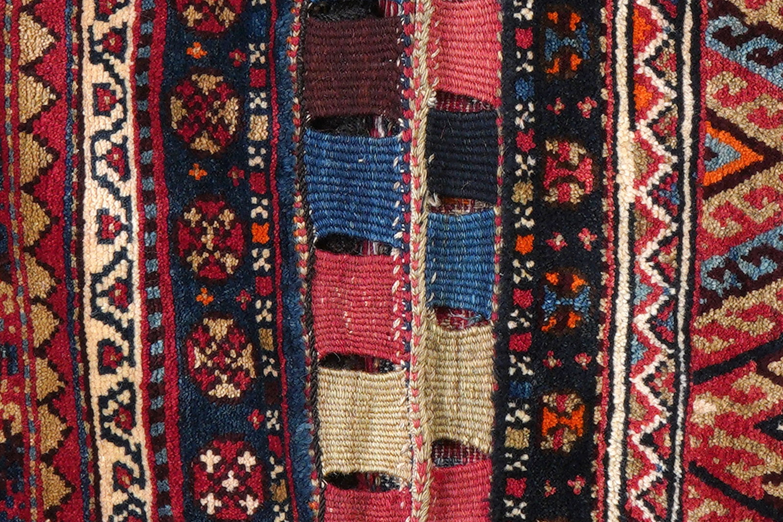 Khorjin — Handgefertigt, 147x104 cm, Blau, 100% Virgin Wool | View 6