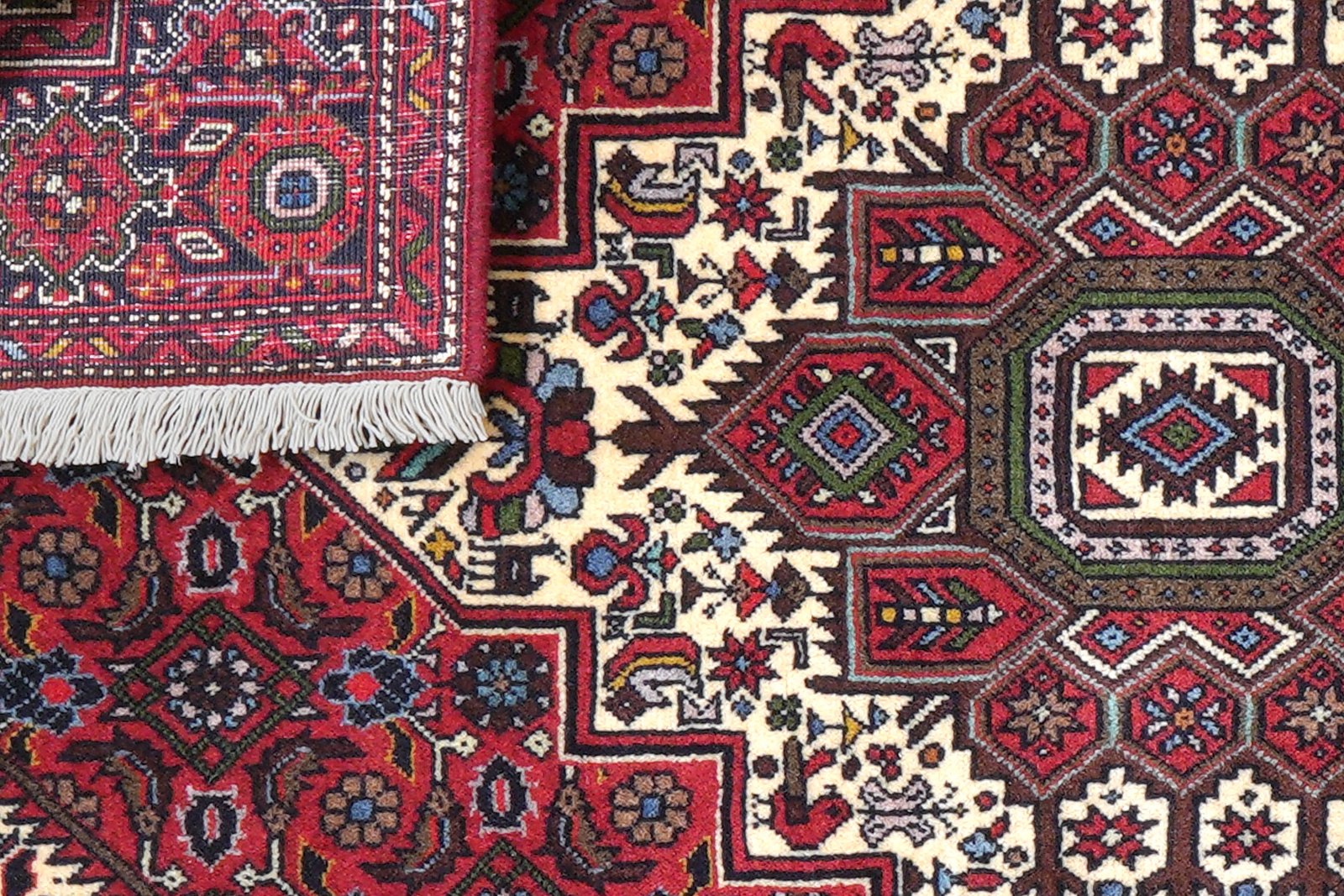 Goltuk — Hand-knotted, 99x147 cm, Red, 100% Virgin Wool | View 7
