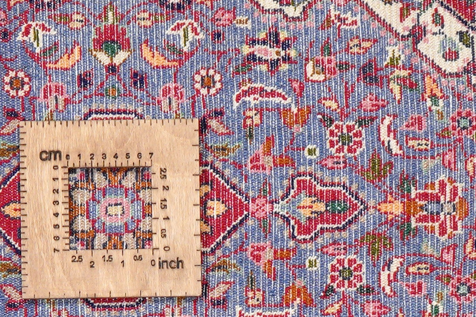 Dardjazin — Hand-knotted, 56x85 cm, Blue, 100% Virgin Wool | View 8