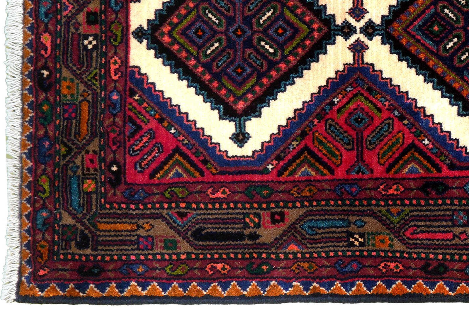 Zagheh — Hand-knotted, 79x310 cm, Beige, 100% Virgin Wool | View 3