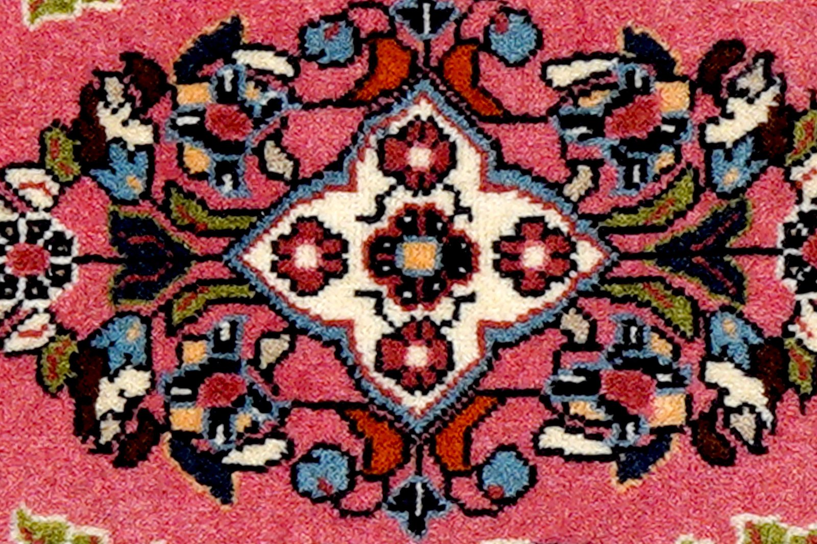 Sarough — Hand-knotted, 62x84 cm, Blue, 100% Virgin Wool | View 6