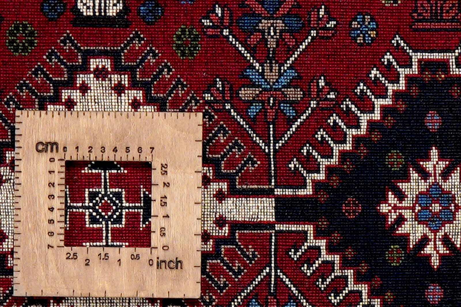 Yalameh — Hand-knotted, 83x127 cm, Red, 100% Virgin Wool | View 8