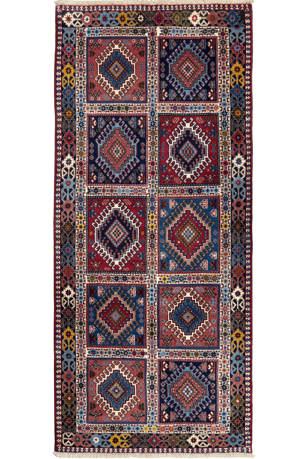 Yalameh — Hand-knotted, 82x193 cm, Multicolor, 100% Virgin Wool | Main view
