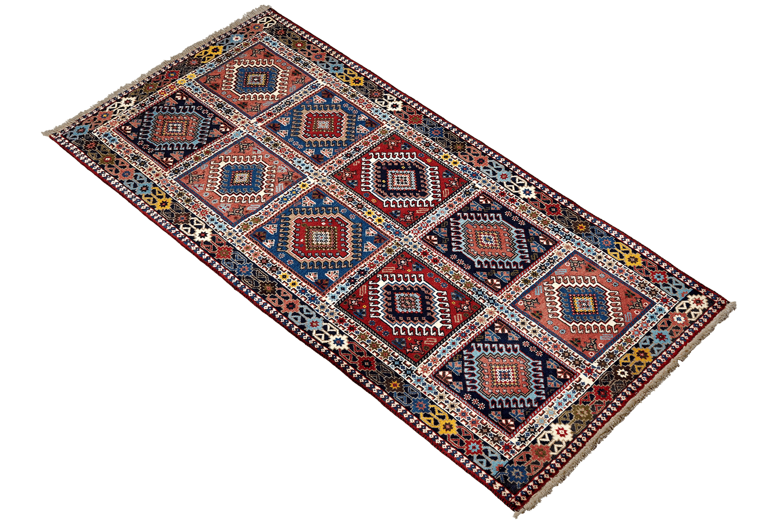 Yalameh — Hand-knotted, 82x193 cm, Multicolor, 100% Virgin Wool | View 4