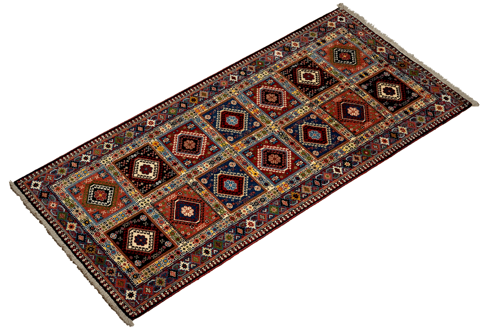 Yalameh — Hand-knotted, 81x206 cm, Multicolor, 100% Virgin Wool | View 5