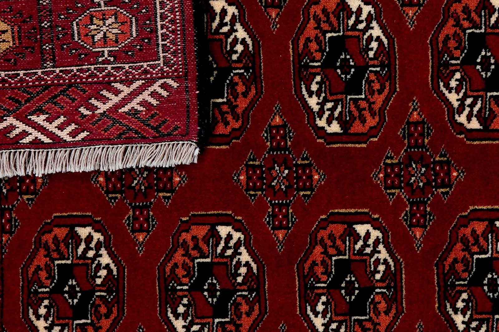 Turkman — Hand-knotted, 100x146 cm, Red, 100% Virgin Wool | View 7