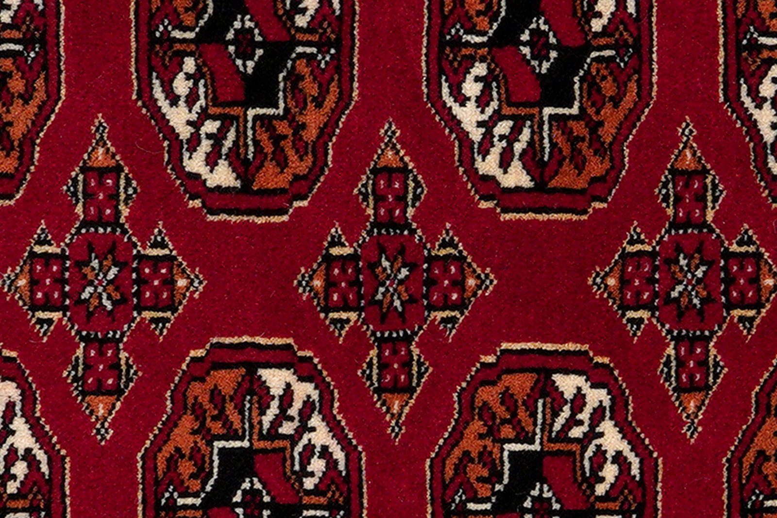 Turkman — Hand-knotted, 99x145 cm, Red, 100% Virgin Wool | View 6