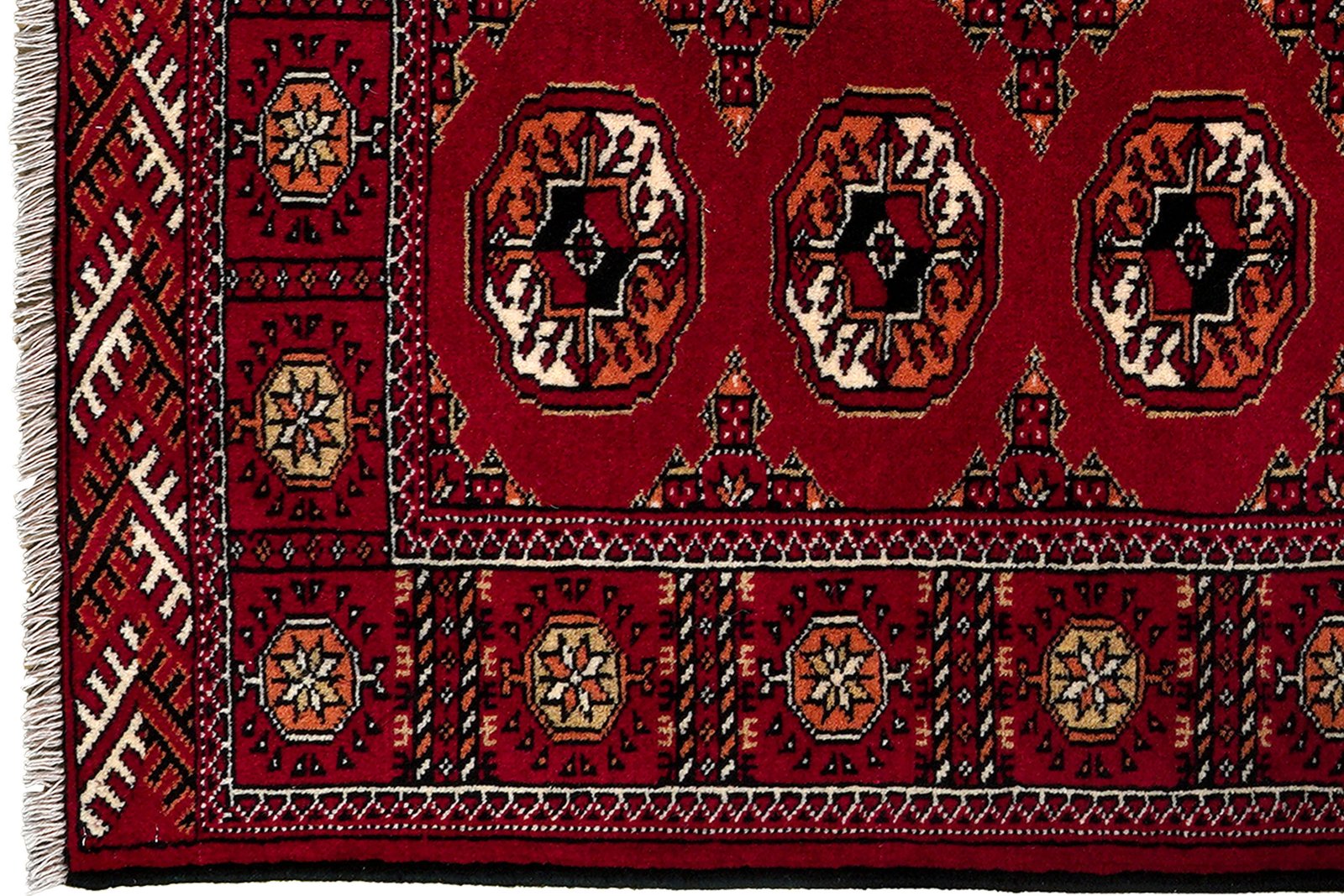 Turkman — Hand-knotted, 102x148 cm, Red, 100% Virgin Wool | View 3