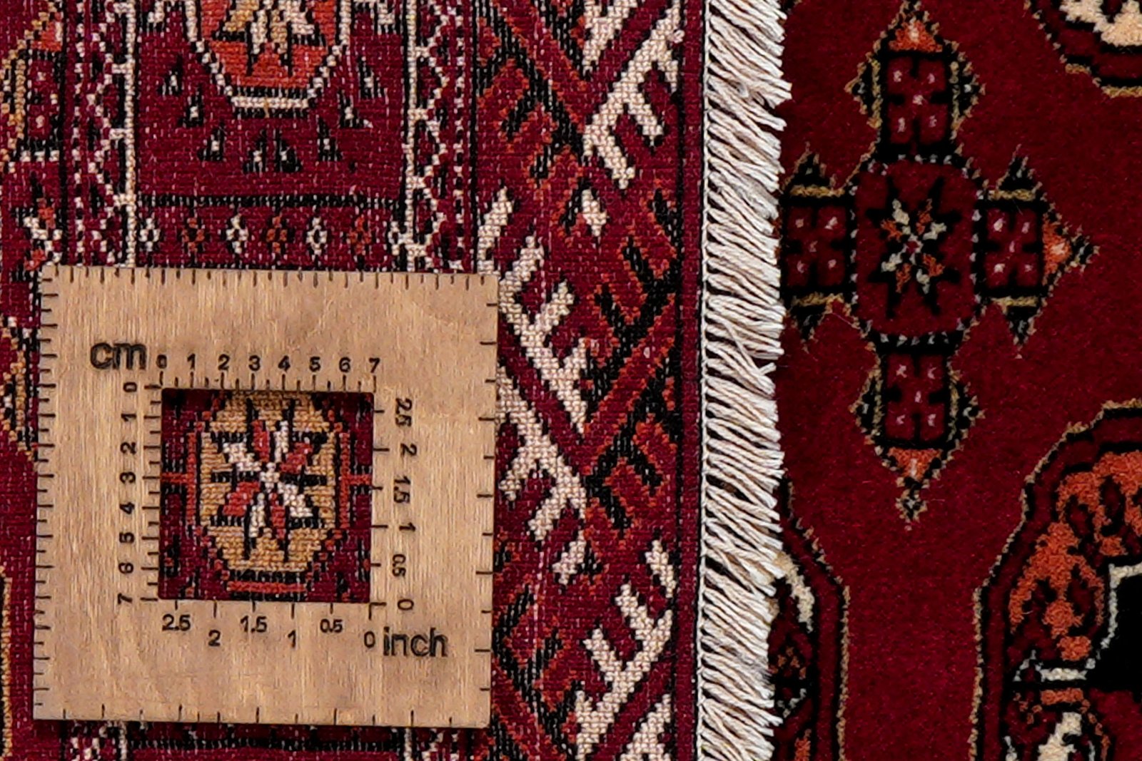 Turkman — Hand-knotted, 102x148 cm, Red, 100% Virgin Wool | View 8