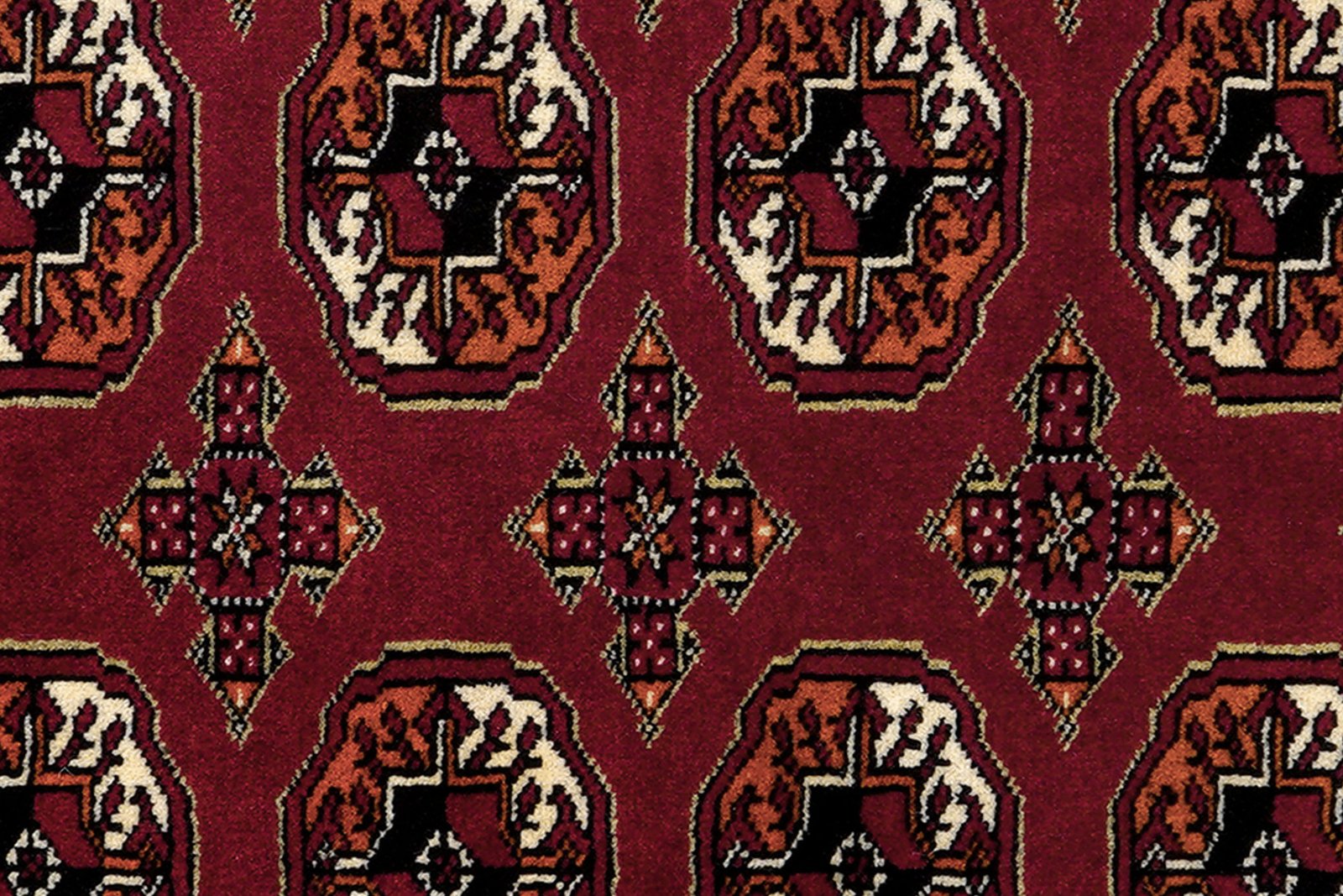 Turkman — Hand-knotted, 101x145 cm, Red, 100% Virgin Wool | View 6
