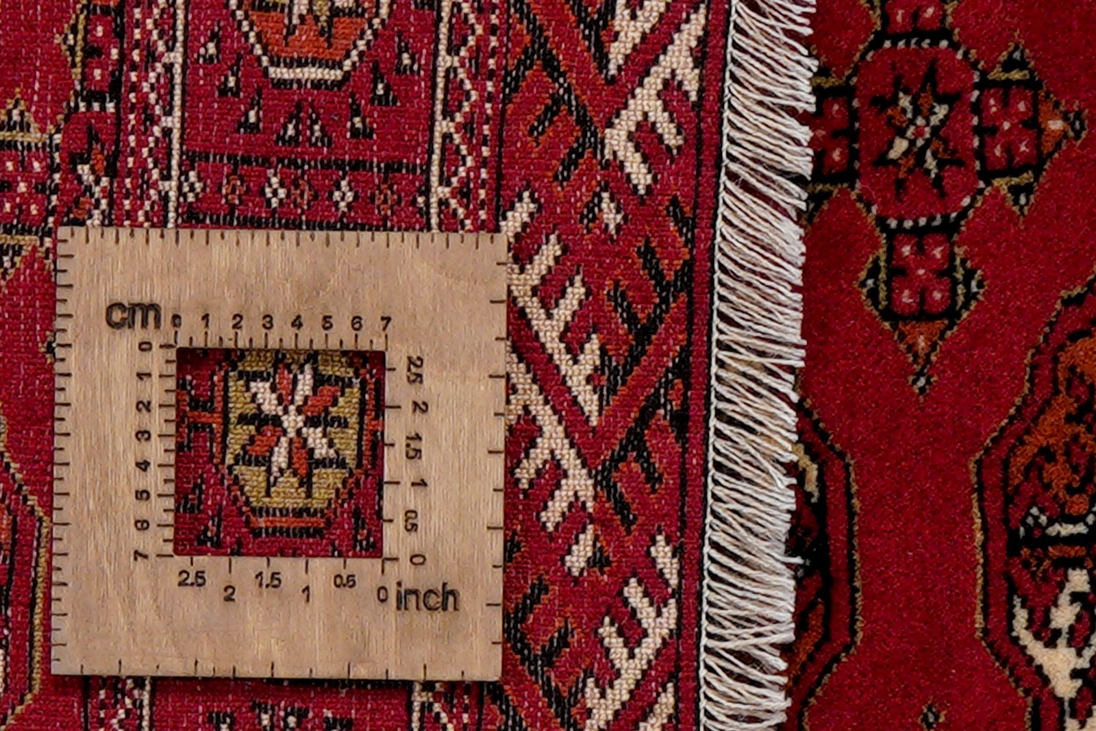 Turkman — Hand-knotted, 102x150 cm, Red, 100% Virgin Wool | View 8