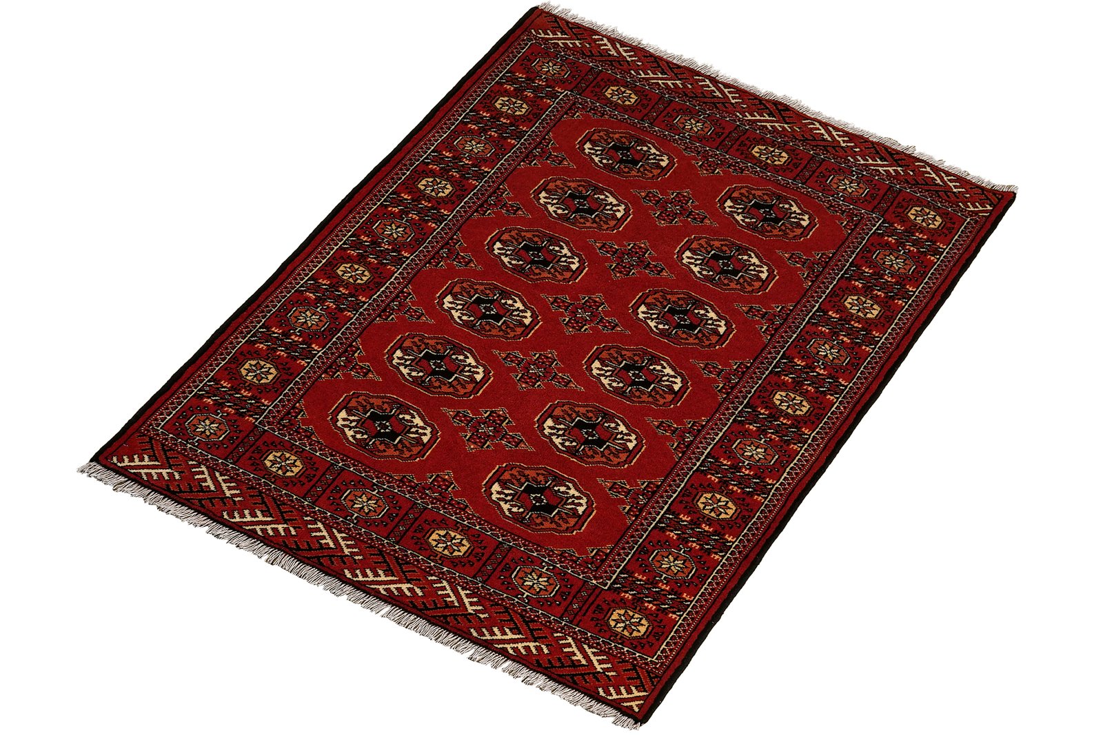 Turkman — Hand-knotted, 103x146 cm, Red, 100% Virgin Wool | View 5