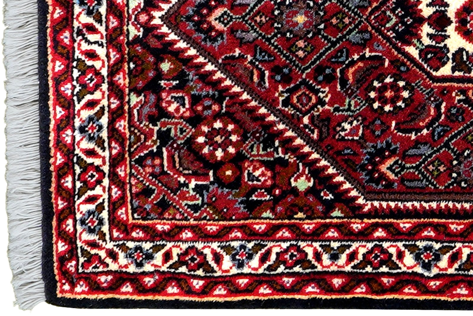 Bidjar Zandjan — Hand-knotted, 45x68 cm, Blue, 100% Virgin Wool | View 3