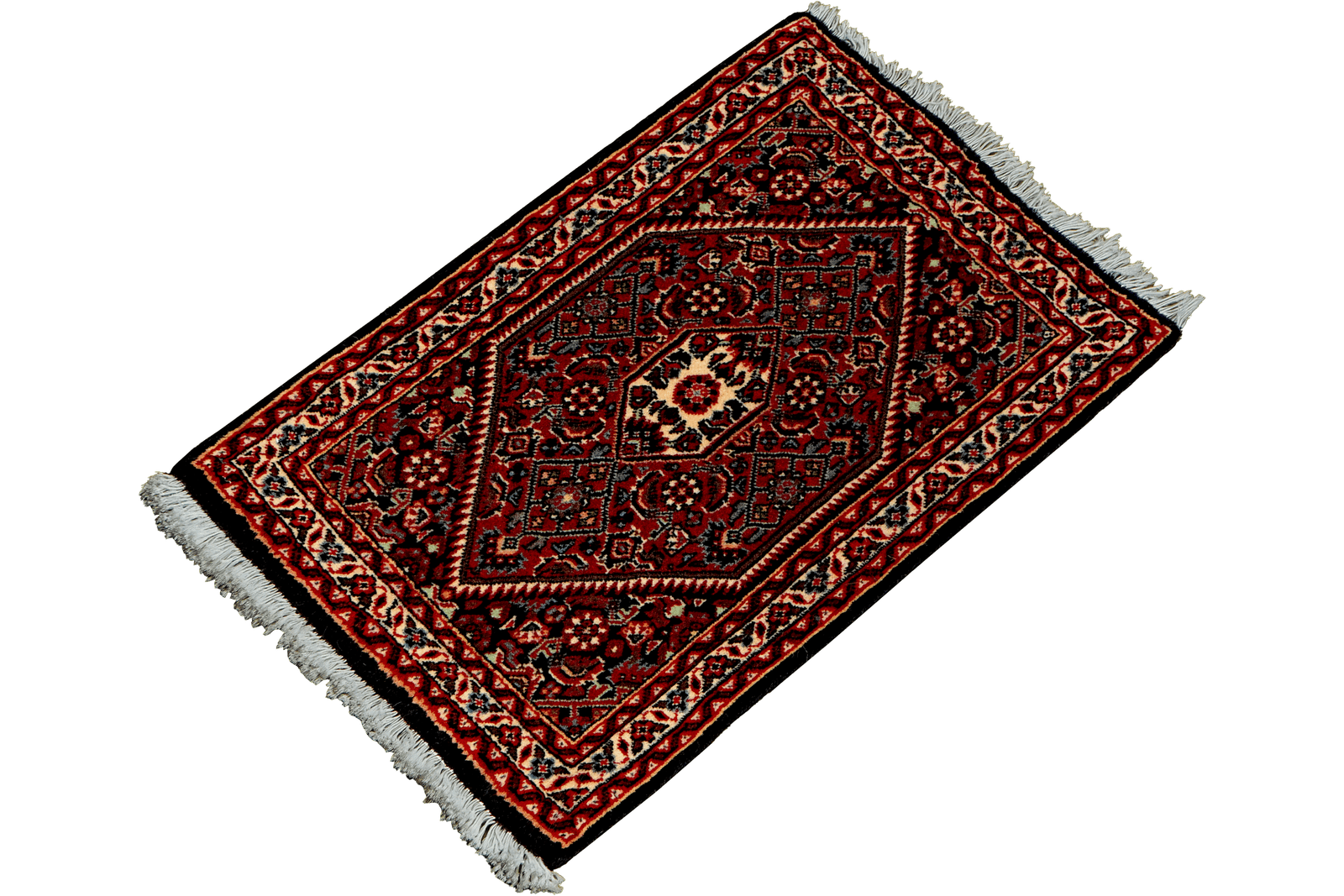 Bidjar Zandjan — Hand-knotted, 45x68 cm, Blue, 100% Virgin Wool | View 5