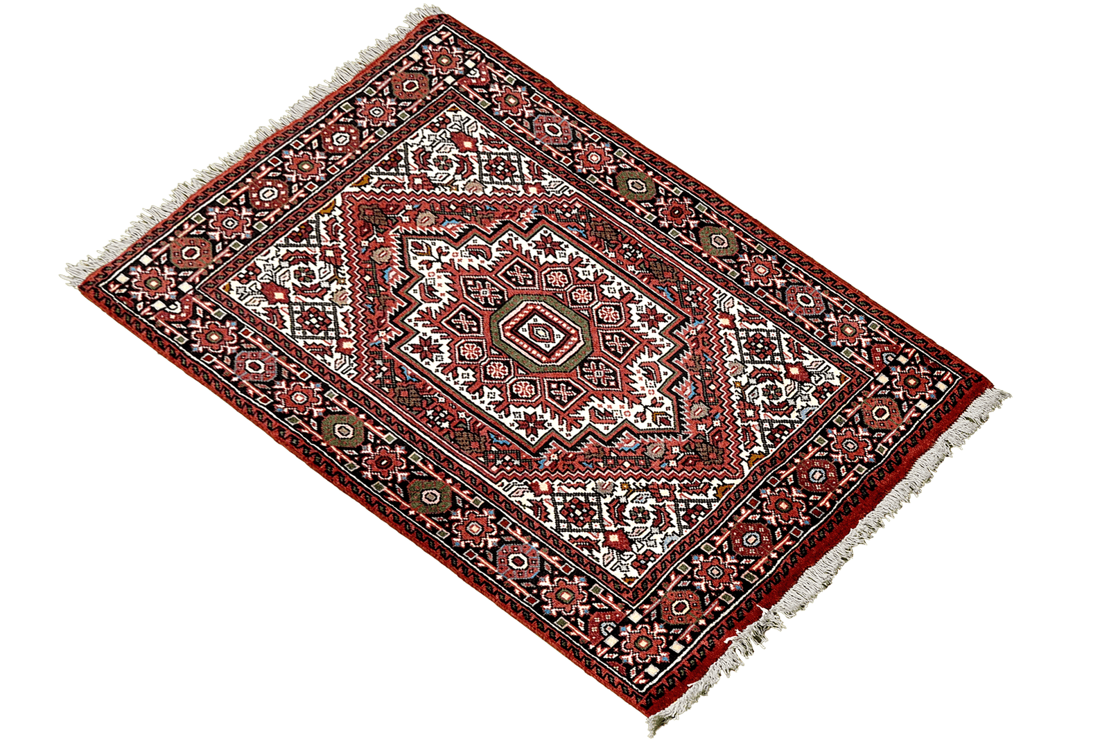 Goltuk — Hand-knotted, 64x102 cm, Red, 100% Virgin Wool | View 4