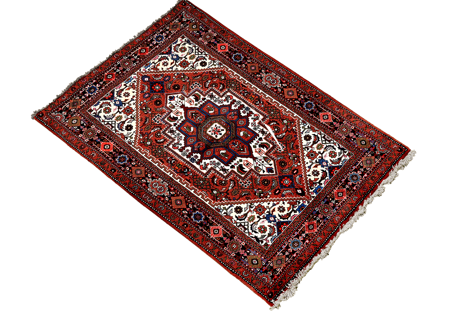 Goltuk — Hand-knotted, 75x129 cm, Red, 100% Virgin Wool | View 4