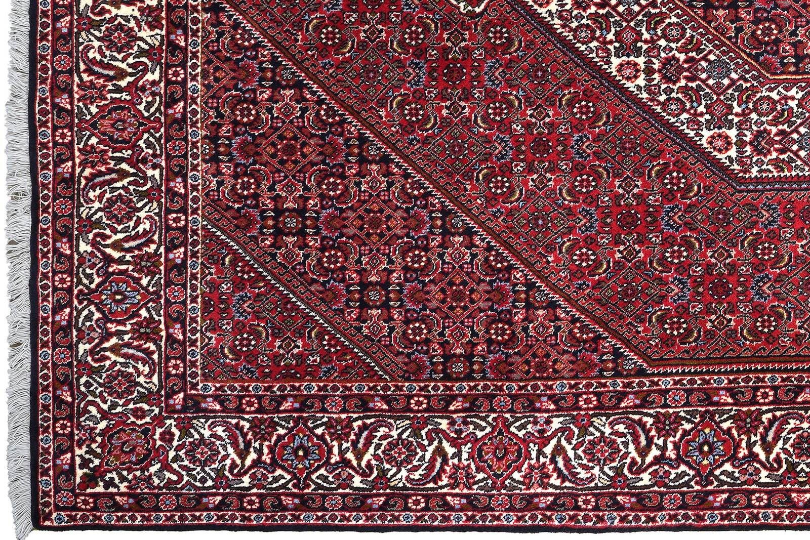 Bidjar Zandjan — Hand-knotted, 167x252 cm, Red, 100% Virgin Wool | View 3