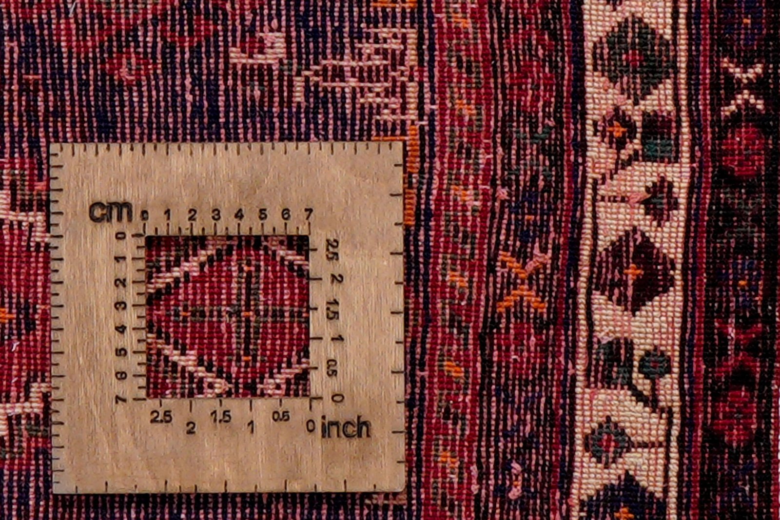 Afshar — Hand-knotted, 160x230 cm, Red, 100% Virgin Wool | View 8