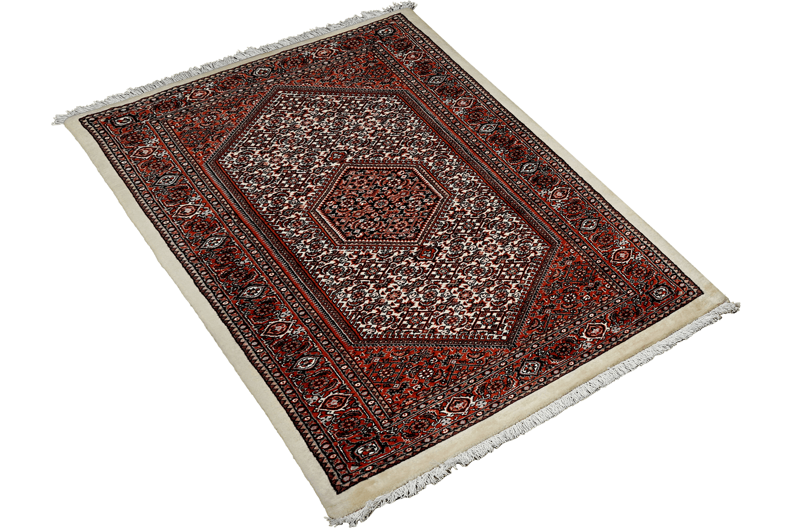 Bidjar Bookan — Hand-knotted, 72x146 cm, Brown, 95% Schurwolle, 5% Seide | View 4