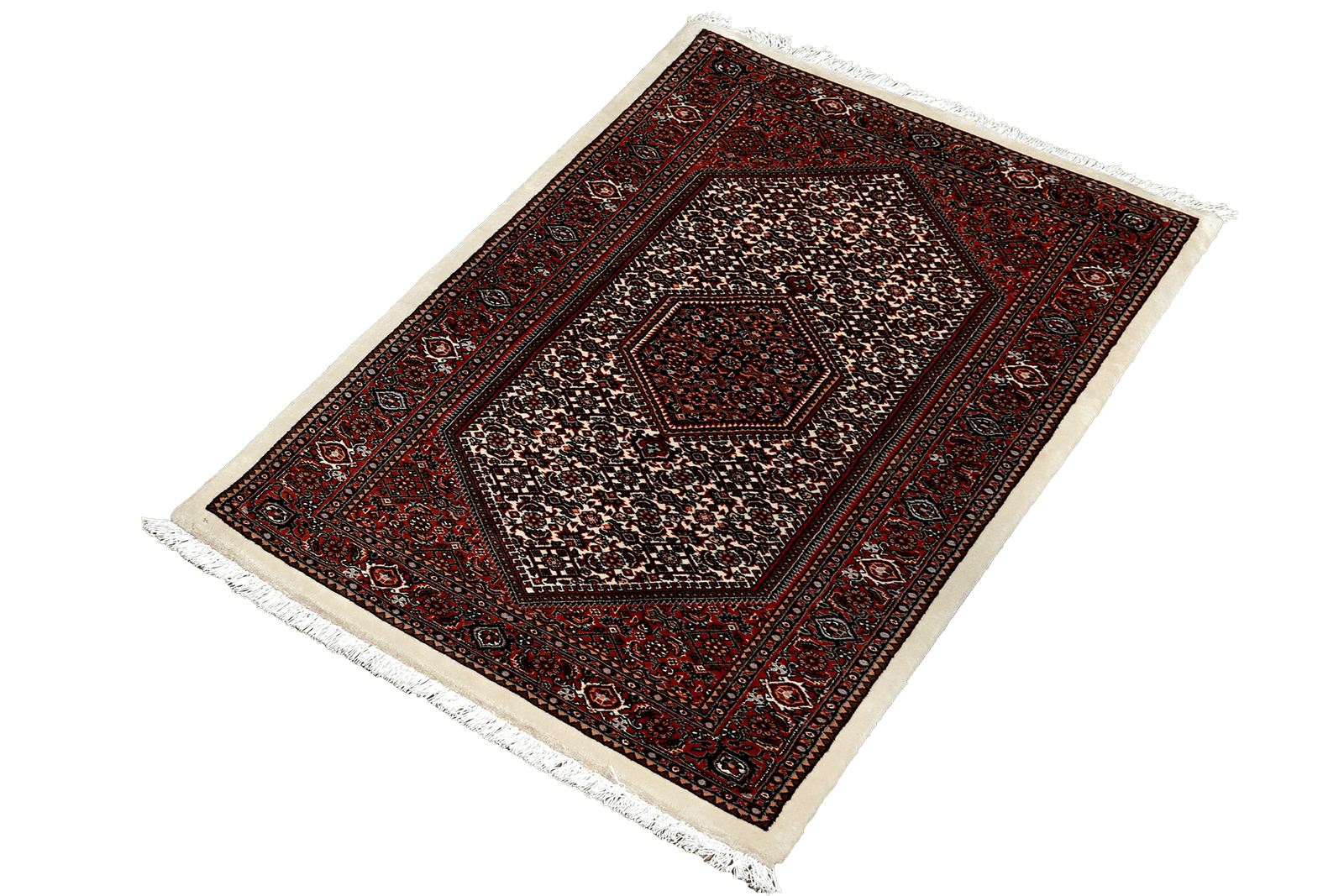 Bidjar Bookan — Hand-knotted, 72x146 cm, Brown, 95% Schurwolle, 5% Seide | View 5
