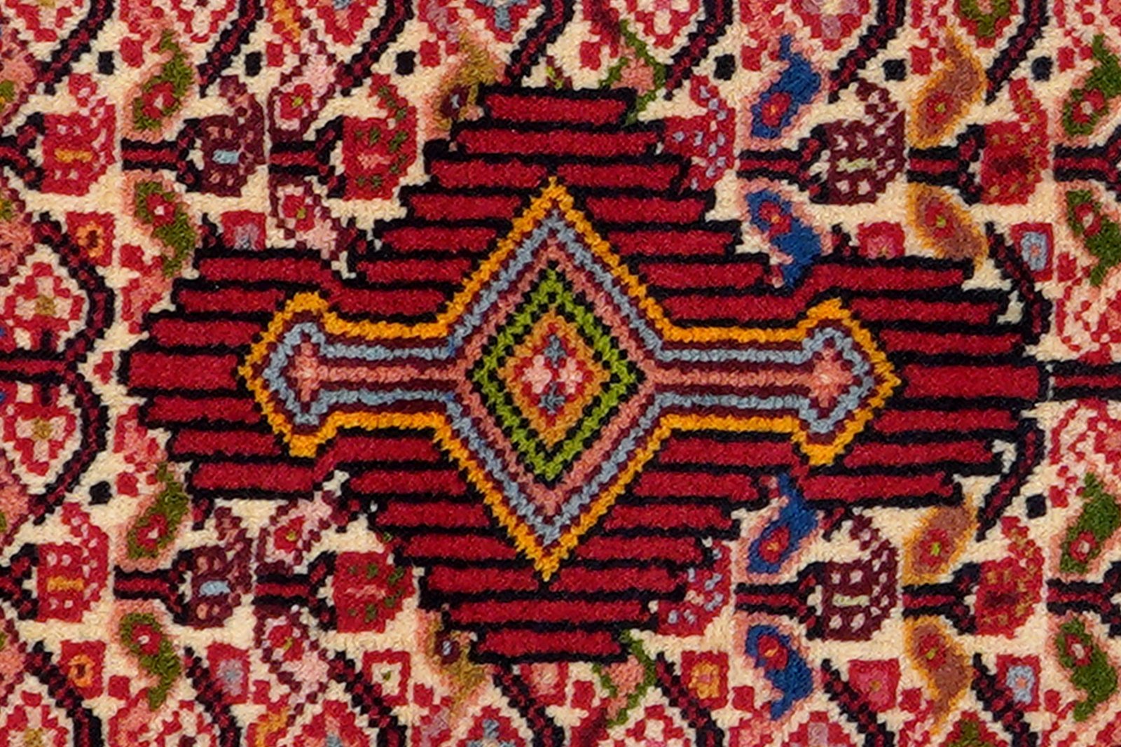 Assadabad — Hand-knotted, 70x102 cm, Beige, 100% Virgin Wool | View 6