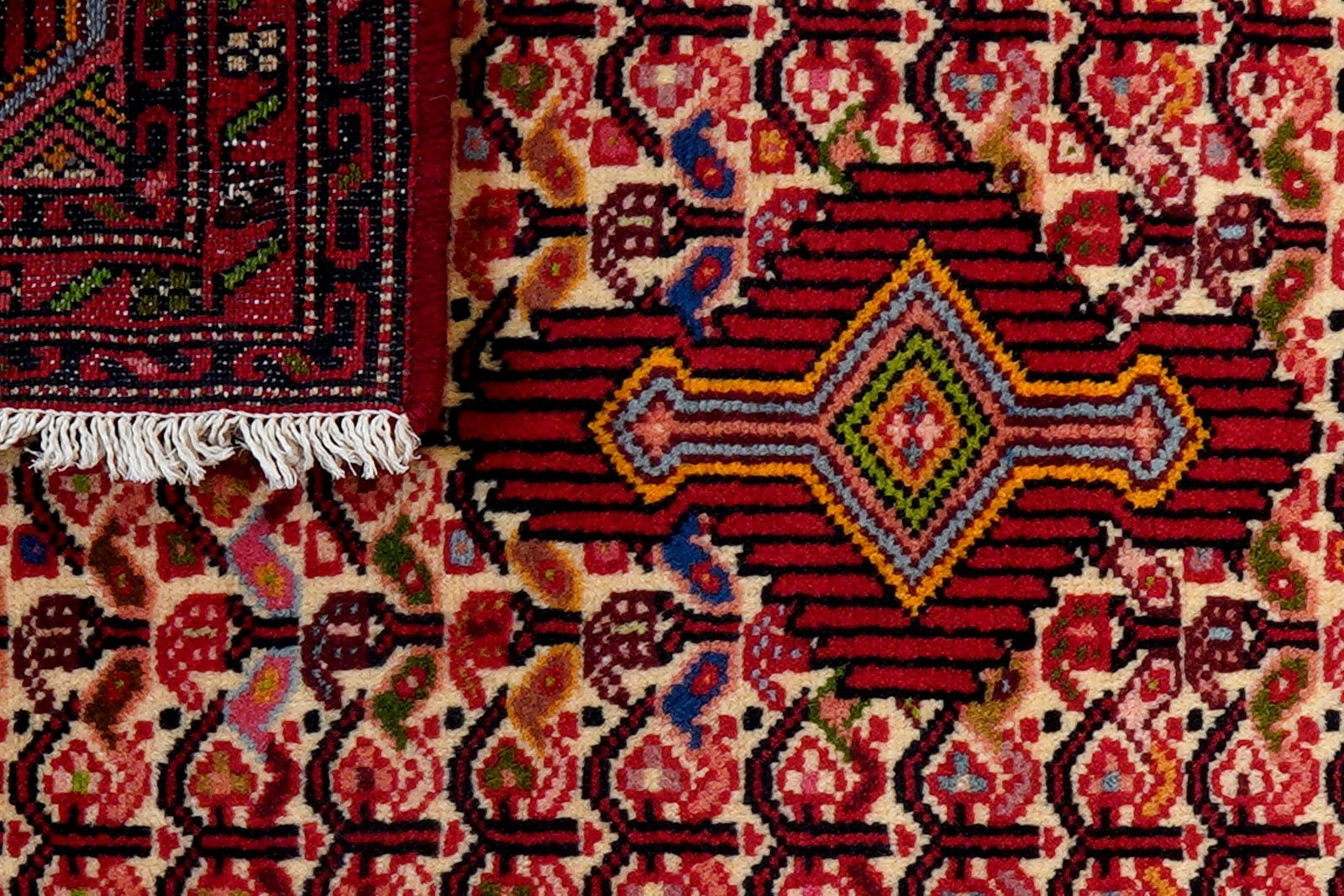 Assadabad — Hand-knotted, 70x102 cm, Beige, 100% Virgin Wool | View 7