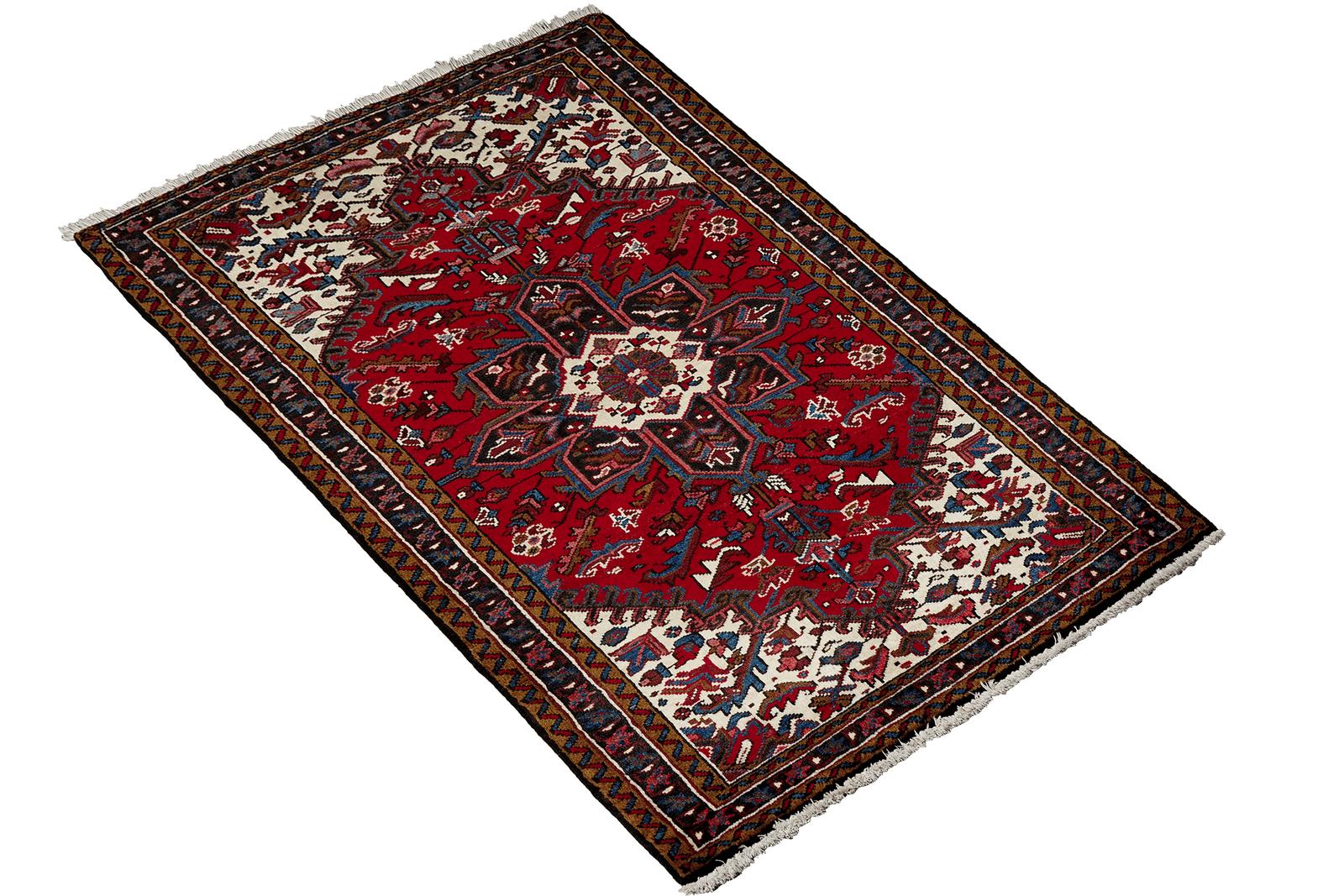 Mehrewan — Hand-knotted, 94x153 cm, Red, 100% Virgin Wool | View 4