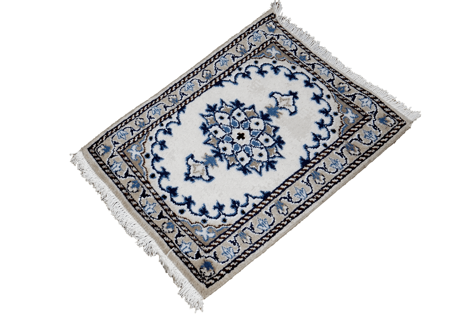 Nain 12La — Hand-knotted, 39x62 cm, Beige, 100% Virgin Wool | View 5