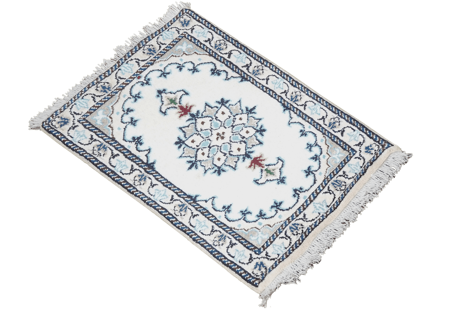 Nain 12La — Hand-knotted, 39x65 cm, Beige, 100% Virgin Wool | View 4