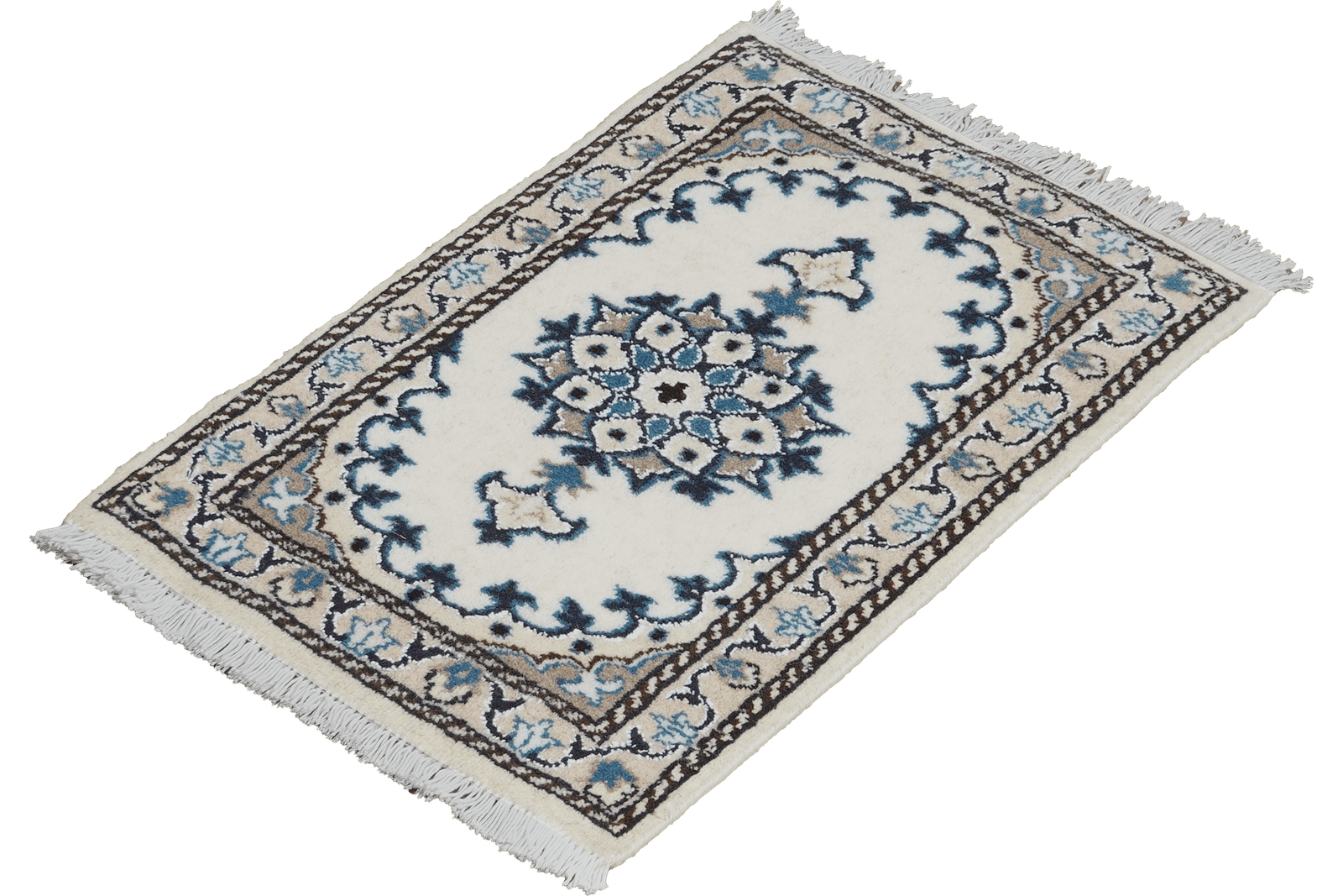 Nain 12La — Hand-knotted, 39x60 cm, Beige, 100% Virgin Wool | View 5