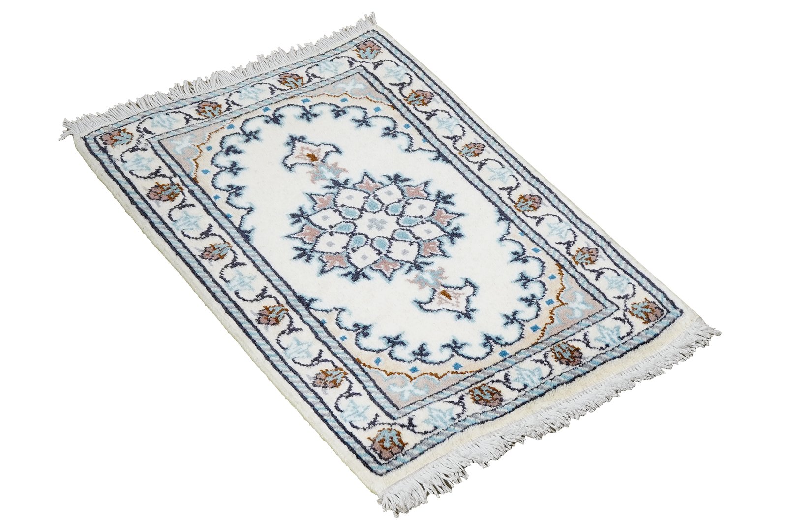 Nain 12La — Hand-knotted, 40x59 cm, Multicolor, 100% Virgin Wool | View 4
