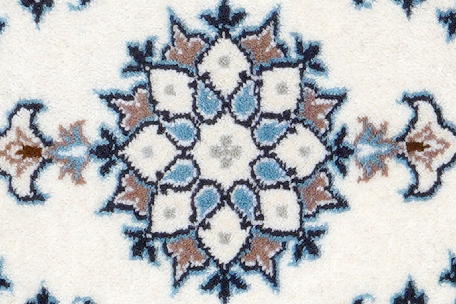 Nain 12La — Hand-knotted, 40x60 cm, Beige, 100% Virgin Wool | View 6