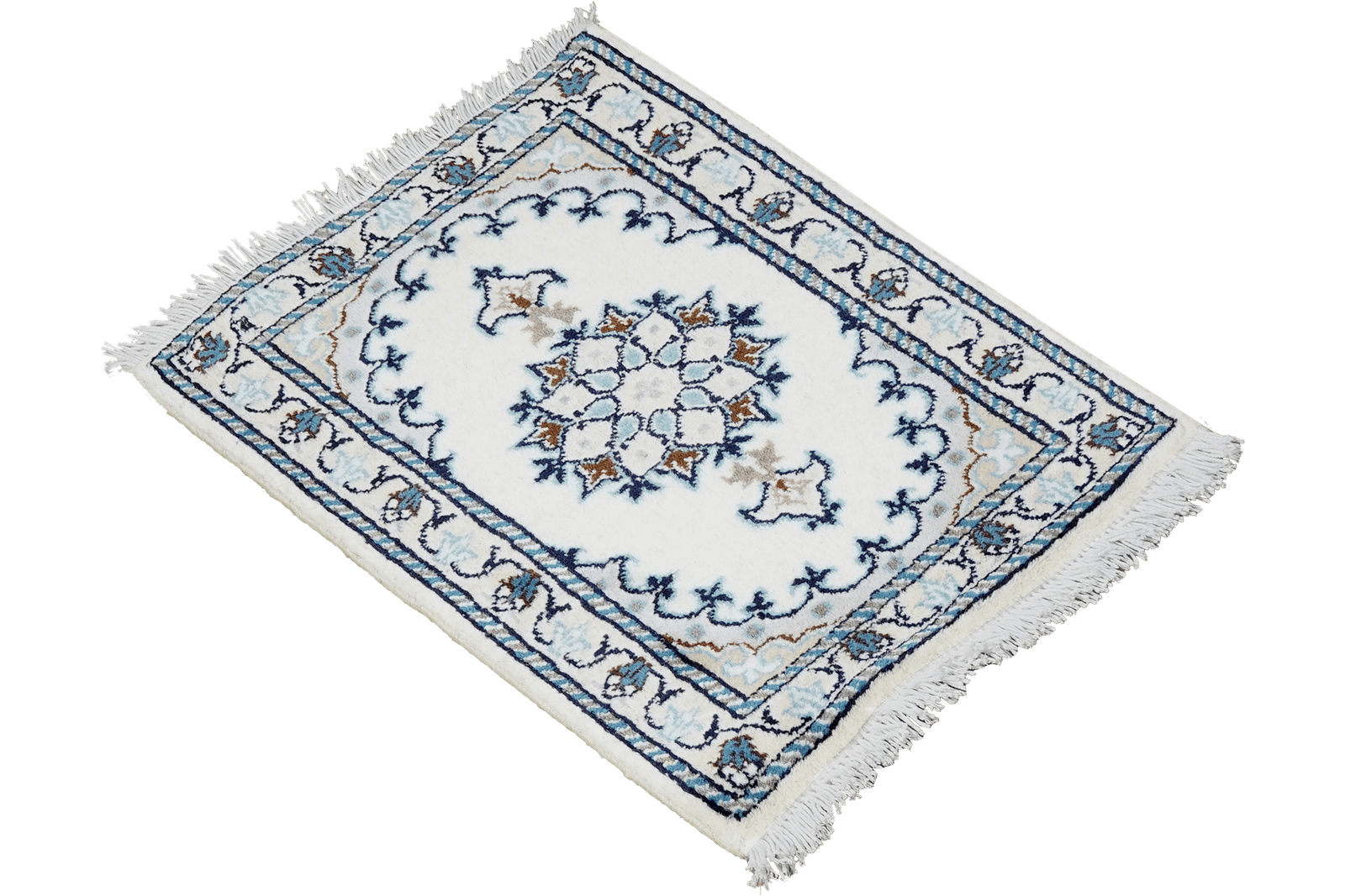 Nain 12La — Hand-knotted, 39x58 cm, Beige, 100% Virgin Wool | View 4