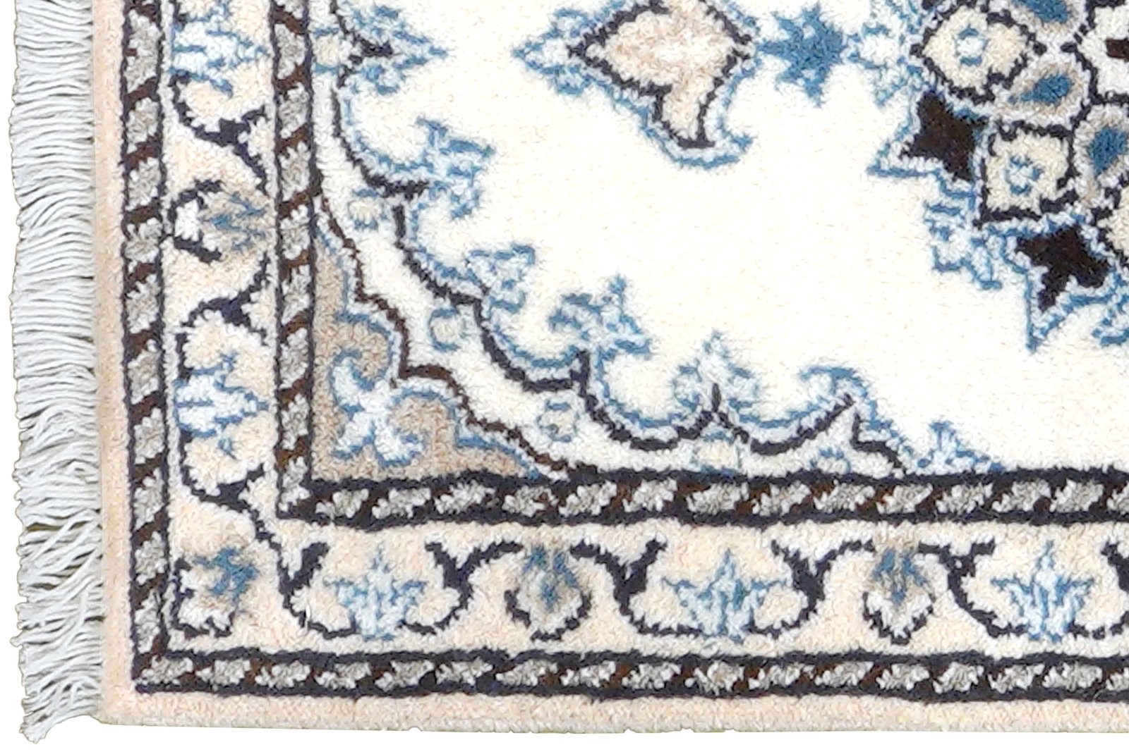 Nain 12La — Hand-knotted, 39x64 cm, Beige, 100% Virgin Wool | View 3