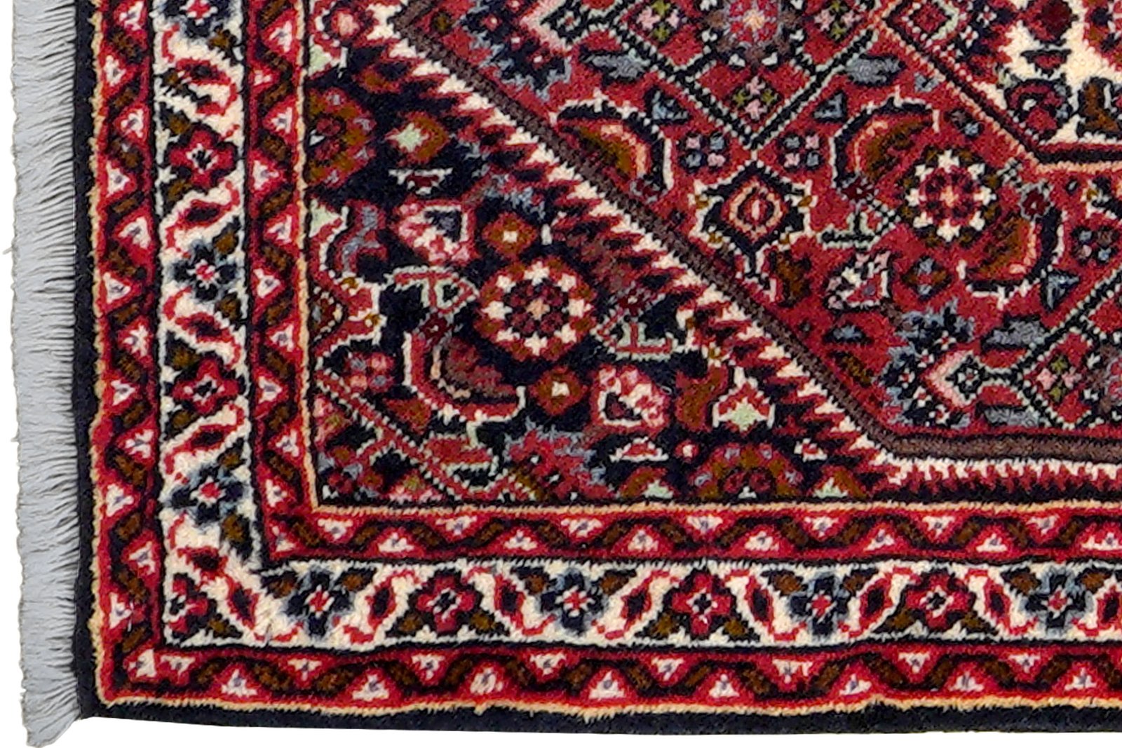 Bidjar Zandjan — Hand-knotted, 45x65 cm, Blue, 100% Virgin Wool | View 3