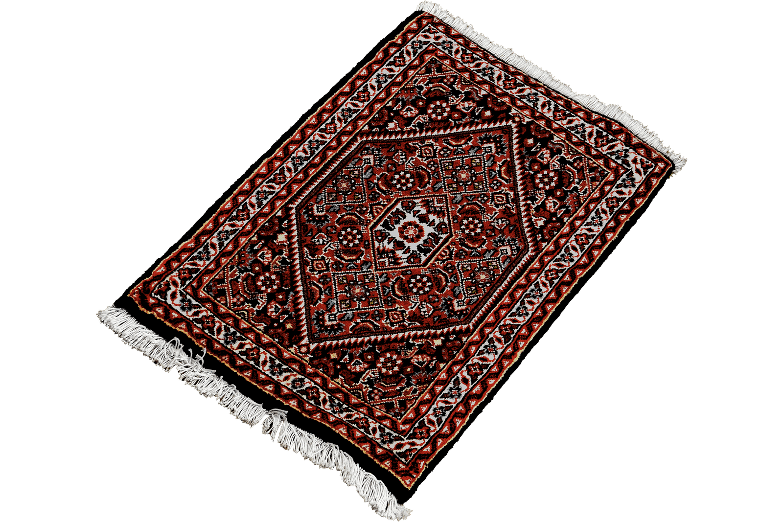 Bidjar Zandjan — Hand-knotted, 45x65 cm, Blue, 100% Virgin Wool | View 5