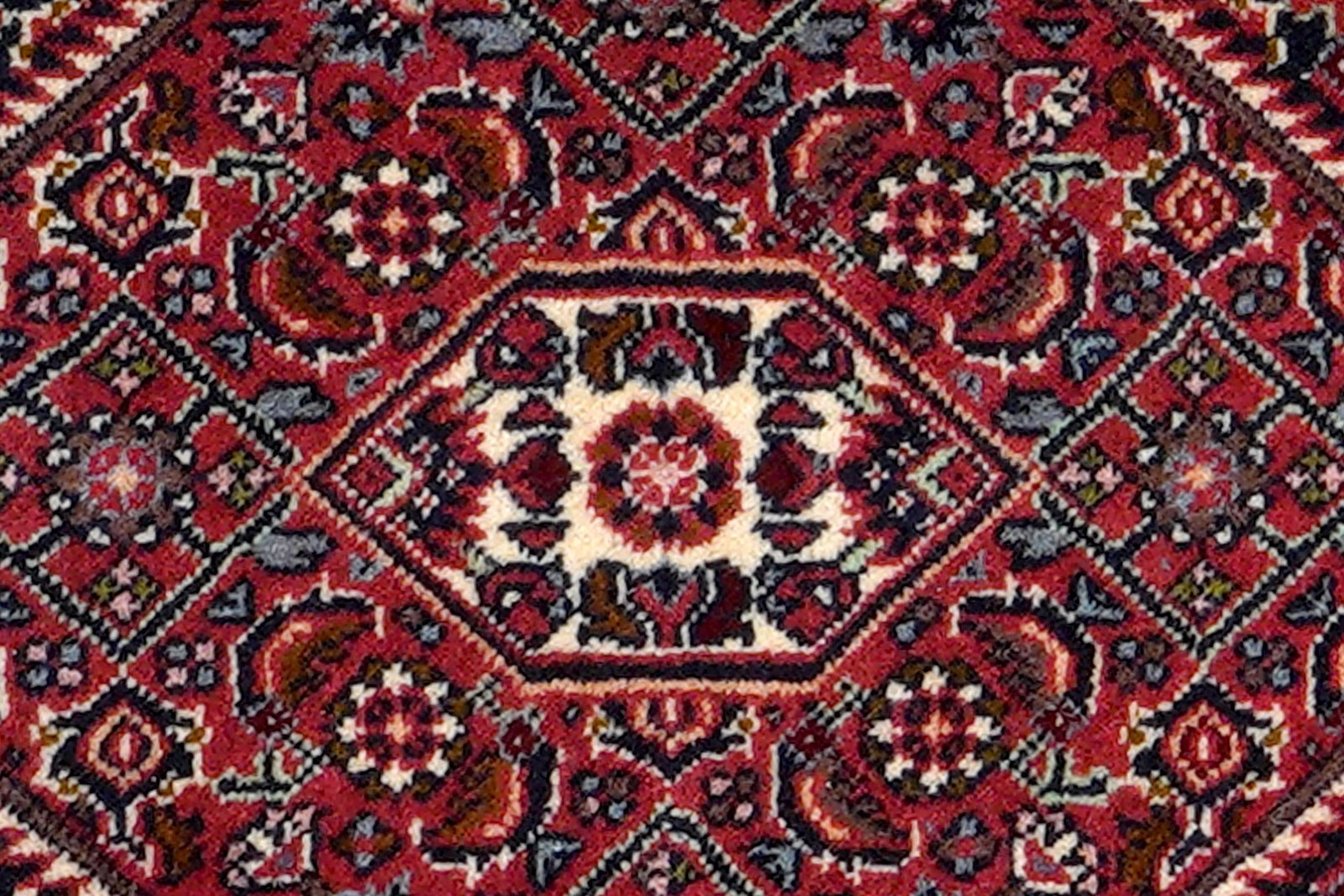 Bidjar Zandjan — Hand-knotted, 45x65 cm, Blue, 100% Virgin Wool | View 6